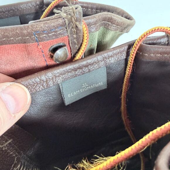 L.L. Bean Signature Duck Boots Women’s 9 Multicolor color block Lace-Up booties - Picture 9 of 10